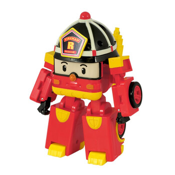 变形警车珀利变形警车警长poli罗伊消防车安巴救护车男孩儿童升级版