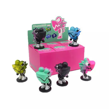 变色龙盲盒温变 变色娃娃模型二次元潮玩可爱摆件国产礼物 变色龙二代