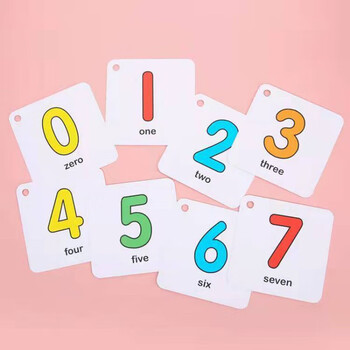 1-10幼儿园儿童一年级教具启蒙早教宝宝加法算数 1到10张数字卡试玩款