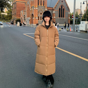 匠璃羽绒服女长款加长加厚到脚踝冬季新款超长版过膝情侣青少女大学生