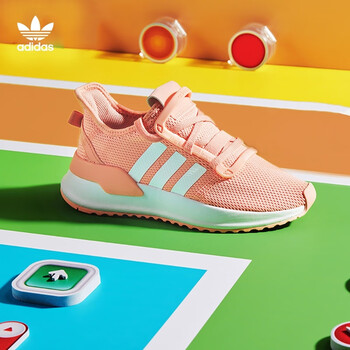 adidas阿迪达斯官网三叶草U_PATH RUN J大童经典运动鞋FX5068 粉/白35.5(215mm)【图片价格品牌报价】-京东