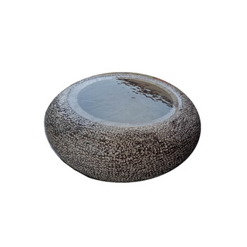 山水景观石砵水钵花园造景石盆民宿别墅石槽石盆户外滴水池 单独石钵