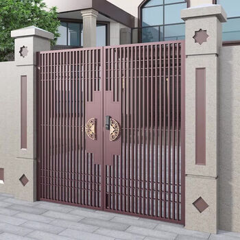 户外双开门庭院定制院子门别墅中式门大门双开新栅栏门花园防盗单标准