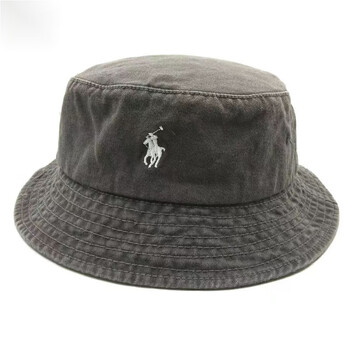 经典保罗(jingdianbaoluo)polo保罗小马渔夫帽纯棉水洗做旧盆帽男女
