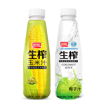 盼盼生榨玉米汁500ml生榨椰汁椰子汁植物蛋白飲料椰奶夏日飲品生榨