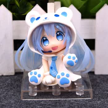 初音未来miku樱花手办公仔模型q版卡通动漫可动人偶模型生日礼物儿童