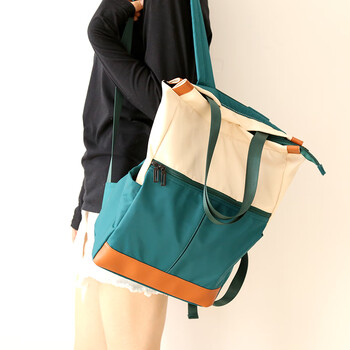 诺然nr手提两用学院风双肩包女ins牛津纺书包女韩版高中原宿双肩背包