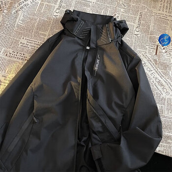 苏奈雪王不染冲锋衣防风运动风衣夹克男女同款冲锋衣进藏旅游户外黑色