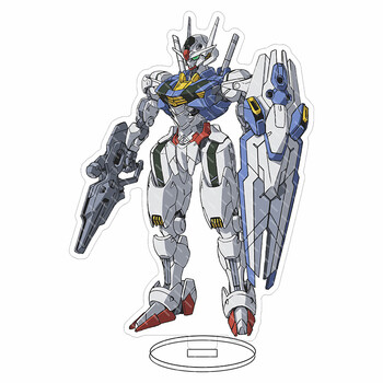 机动战士高达水星的魔女周边大立牌斯莱塔墨丘利伦布兰亚克力摆件160