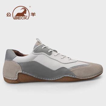 意大利公羊男鞋2022秋季新款流行时尚休闲鞋男头层牛皮防滑耐磨橡胶大