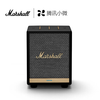 马歇尔（Marshall) UXBRIDGE VOICE无线蓝牙智能语音音箱家用重低音炮音响 黑色