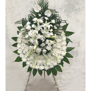 奠字花圈 花圈白事丧事花篮葬礼殡葬上海龙华西宝兴北京殡仪馆宝山