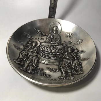 渡银佛碟拍品详情2.