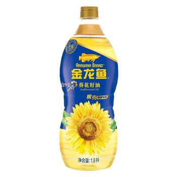 金龍魚 食用油 自然葵香葵花籽油1.8L（新老包裝隨機(jī)發(fā)貨）