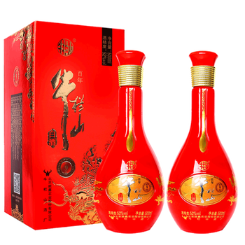牛栏山 特酿9红龙 北京二锅头 百年  52度浓香型白酒 高度白酒 500ml*