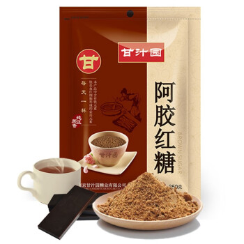 甘汁园 阿胶红糖350g 小袋包装 调味饮品