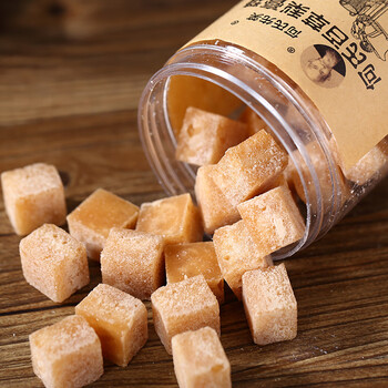 何氏百草梨膏糖糖嗓子难受薄荷糖砂板糖零食糖1瓶 加强偏硬耐含口味型