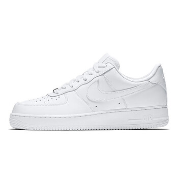 克官方1 af1空军一号白中帮低帮男女运动鞋cw2288 af1纯白低帮_男女款