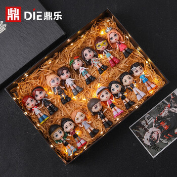 blackpink韩国女团周边手办金智秀朴彩英盲盒人偶公仔模型摆件