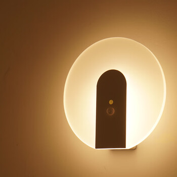 智能人体感应家用自动声控灯雷达光控过道灯走廊玄关墙壁楼梯免接线