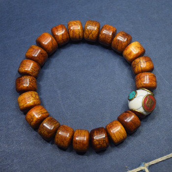 null牦牛骨手串骨头灵骨藏式佛珠牛角手链男女菩提子文玩810mm21颗