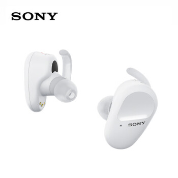 索尼（SONY）WF-SP800N 真无线降噪 运动耳机 支持重低音 跑步健身 IP55防汗防水 白色