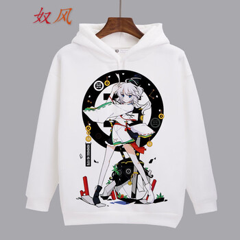 东方project连帽卫衣 博丽灵梦雾雨魔理沙二次元动漫周边秋冬衣服 18
