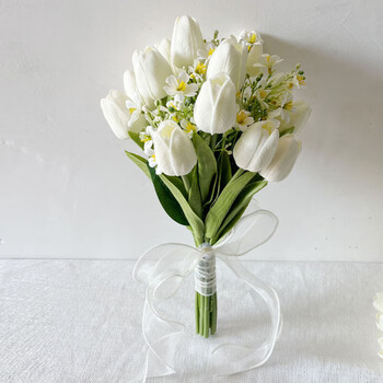 勋狸粑日本进口品质领证婚礼结婚新娘手捧花ins小清新婚纱摄影拍照