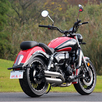 ur复古太子美式巡航摩托车400cc双缸水冷电喷嘉吉摩托车飞翎太子机车