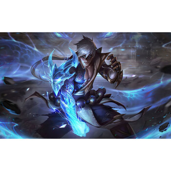 lol海报墙贴宿舍卧室动漫装饰壁纸墙纸网咖超大贴纸定制 盲僧-神龙