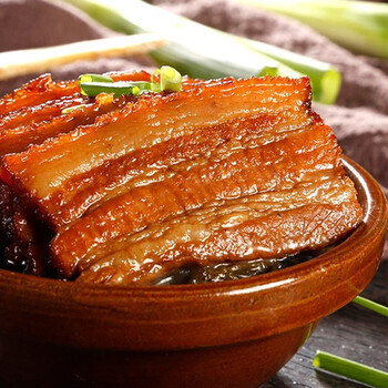 栗州梅菜扣肉碗装2斤虎皮红烧肉卤肉熟食骨红烧五花肉熟食即食正宗