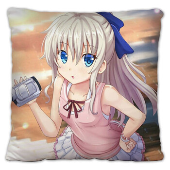 萌嘟拉友利奈绪夏洛特抱枕双面周边diy动漫卡通二次元周边男女生日