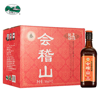 会稽山黄酒纯正绍兴酒花雕酒半干型加饭酒纯正三年500ml 12瓶整箱 图片价格品牌报价 京东