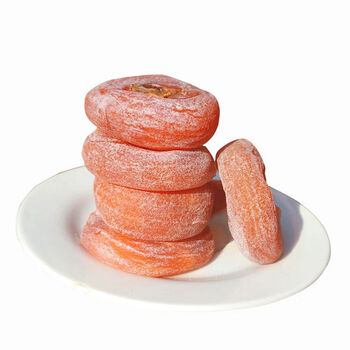 吊饼圆饼特产农家自制干吊霜降吊柿饼 精品圆饼 5斤