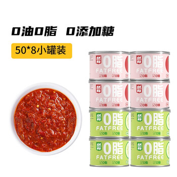 虎邦辣酱0脂青瓜辣酱0脂番茄辣酱50g8罐0脂高纤青瓜辣酱50g4罐