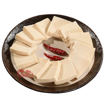 轻恋四川特色香豆腐1斤冻豆腐卷风味冷冻火锅冒菜千叶豆腐千页豆腐香