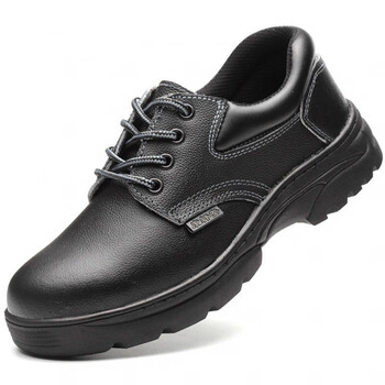 钢包头劳保鞋工作鞋防砸防刺安全鞋真皮防护鞋男女款防砸透气牛皮牛皮