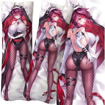 搭啵兔原神胡桃菲谢尔等身抱枕 温迪 卡通情侣动漫抱枕抱枕套天鹅绒