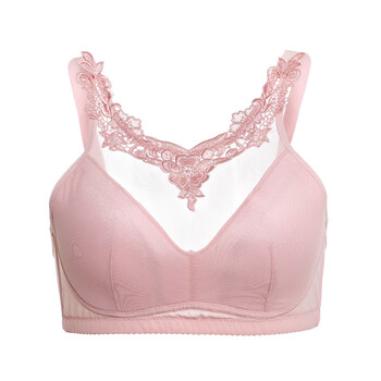 心爱女士内衣文胸女胸罩春夏花语微醺34无纺布薄杯抹胸式文胸sl12m41