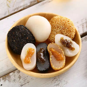 汤圆特产地方全国各地特色小吃学生健康早餐速食糍粑零食糯米甜食白皮