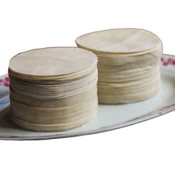 饺子皮新鲜纯手工蒸饺皮大小水饺皮煎饺皮东北饺子皮速食 9.