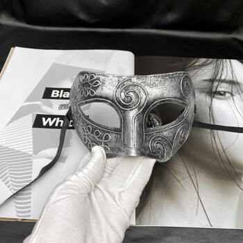 帅气古风男半脸面具成人万圣节假面化妆舞会抖音派对走秀佐罗面具