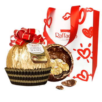 费列罗大金球巧克力大金球巨型榛果巧克力金沙金球生日礼物情人节送