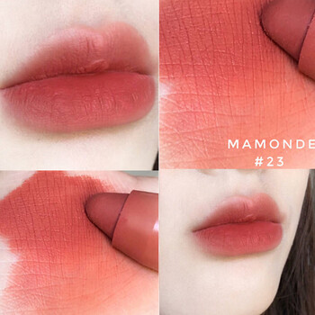 梦妆mamonde蜡笔口红20小辣椒哑光雾面29女团丝绒11豆沙色31显白 梦妆