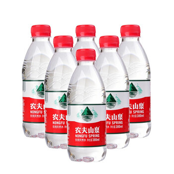 农夫山泉水饮用天然水小瓶 2箱380ml*24瓶(优先发货)