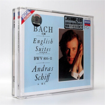 巴赫：英国组曲BWV806—811Ⅱ/A.席夫 2CD 正版古典音乐
