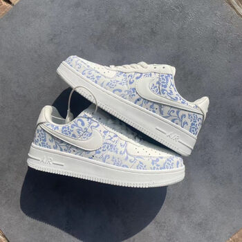 linikerb纯原af1空军一号男女板鞋青花瓷温变低帮小白鞋变色潮流休n仿