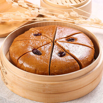 龙游发糕衢州特产酒酿糯米糕红糖红枣糕早餐速食点心面包真空装红糖味