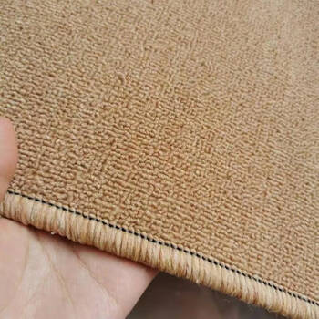 地毯直播间纯色拍照摄影衣帽间满铺客厅榻榻米定制浅驼色1米x1米锁边
