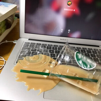 微羽占座神器整蛊恶作剧杯子饮料道具打翻的奶茶恶搞玩具搞怪整人神器